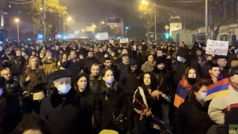 В Ереване прошла акция протеста против Пашиняна