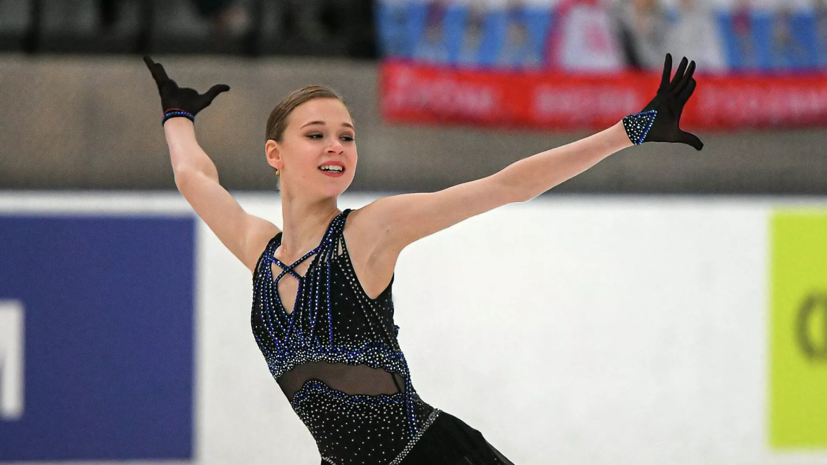 Фигуристка Хромых сделала четверной тулуп на тренировке ЧР