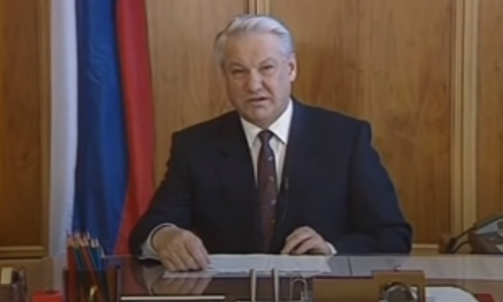 31 декабря 2008. Новогоднее обращение Ельцина 1992.