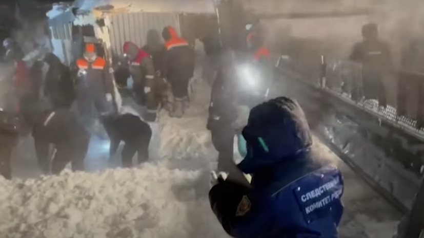СК возбудил уголовное дело по факту схода лавины в Норильске