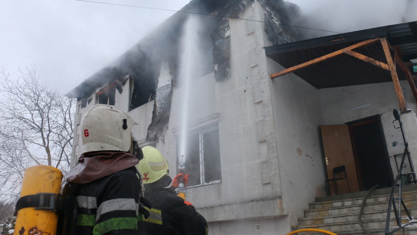 Поджог назвали возможной причиной пожара в доме престарелых в Харькове