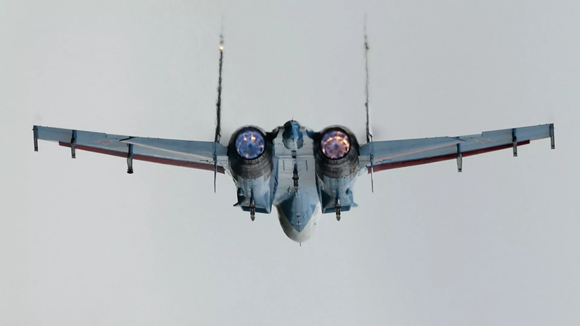 Российские Су-27 сопроводили французские самолёты над Чёрным морем