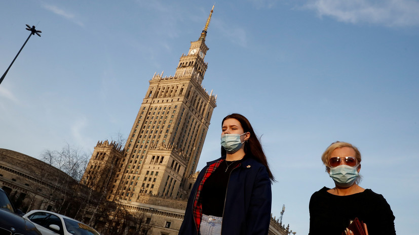 Польша вводит локдаун из-за ситуации с коронавирусом