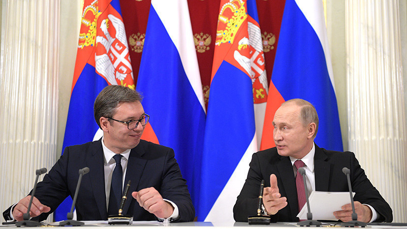 Президент Сербии назвал хорошими отношения с Путиным