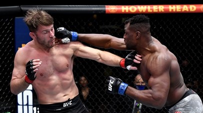 Бойцы UFC Стипе Миочич и Фрэнсис Нганну