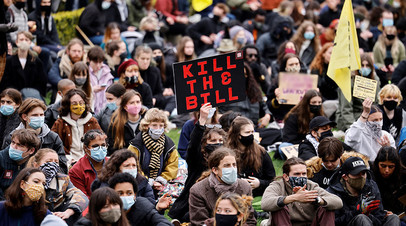 Протест под лозунгом Kill The Bill в Лондоне, 3 апреля 2021