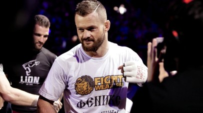 Чемпион AMC Fight Nights в полусреднем весе Дмитрий Бикрёв