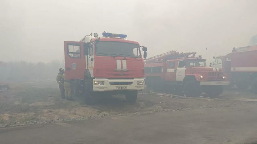 В Курганской области локализовали пожар в садовом кооперативе В Курганской области локализовали пожар в садовом кооперативе