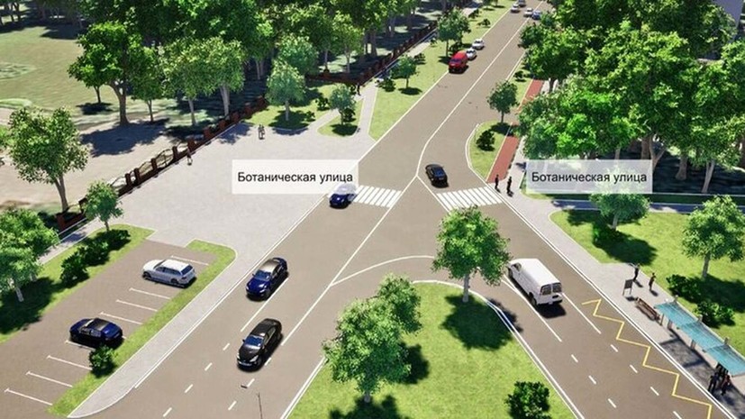 В Москве реконструируют участок Ботанической улицы