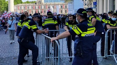 Полиция Грузии задержала 8 человек в ходе стычек с противниками ГЭС