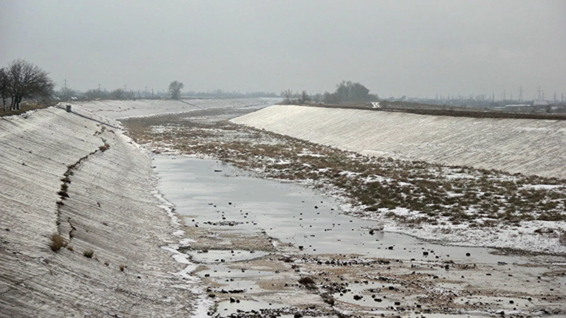 В Крыму оценили данные о разрушении созданной для водной блокады дамбы