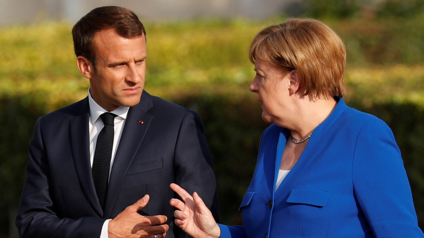 FT: Меркель и Макрон предложили лидерам ЕС провести саммит с Путиным