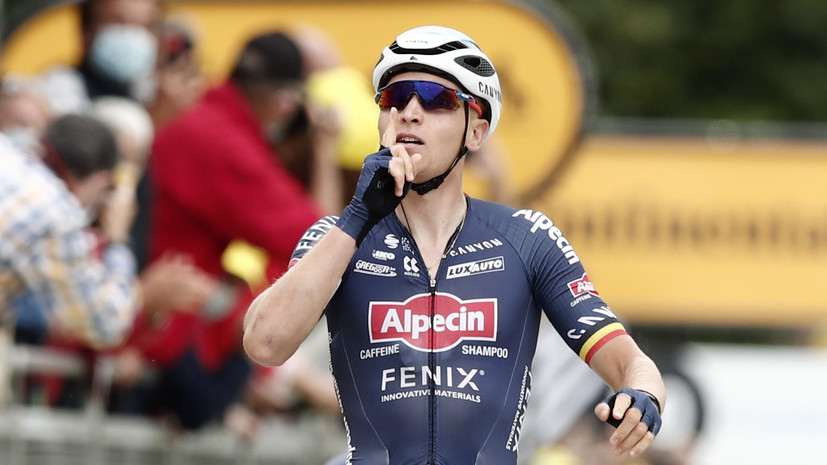 Бельгийский велогонщик Мерлье выиграл третий этап «Тур де Франс»