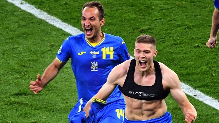 За мгновения до свистка: Украина вырвала победу у Швеции в дополнительное время и вышла в 1/4 финала Евро-2020