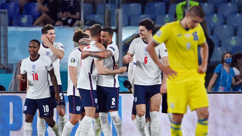 Форменный разгром: дубль Кейна и пятый «сухарь» Пикфорда помогли Англии обыграть Украину и выйти в полуфинал Евро-2020