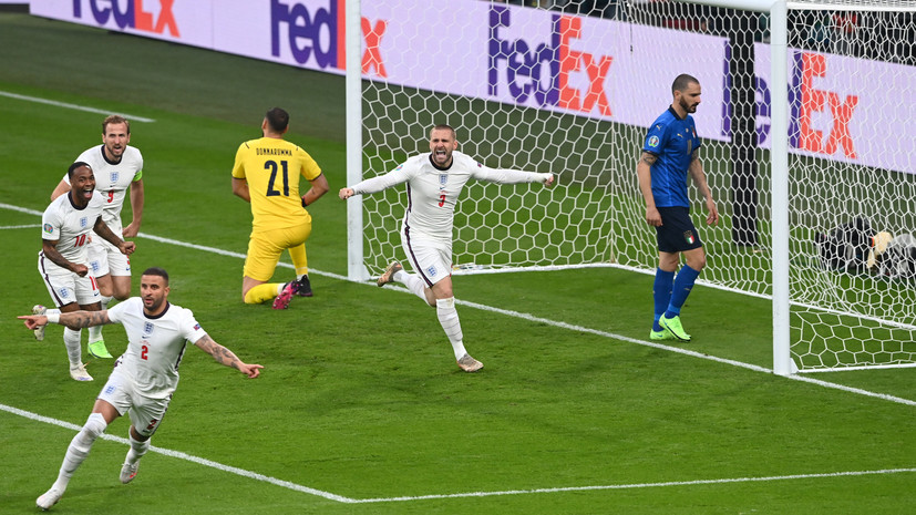Гол Шоу в ворота Италии стал самым быстрым в истории финалов чемпионатов Европы