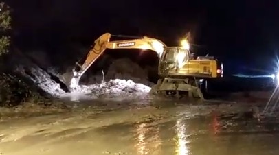 В МЧС сообщили о подтоплении 150 придомовых территорий в посёлке Джугба