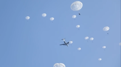 В Псковской области прошли учения с участием более 1200 военных ВДВ