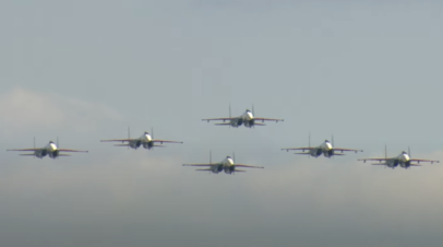Демонстрационные полёты авиатехники на МАКС-2021