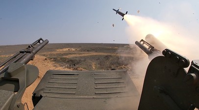 Сирийская ПВО уничтожила БПЛА боевиков с помощью комплекса Панцирь-С