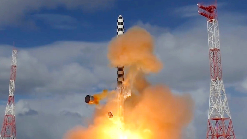 Минобороны планирует передать РВСН ракеты «Сармат» в 2022 году Минобороны планирует передать РВСН ракеты «Сармат» в 2022 году