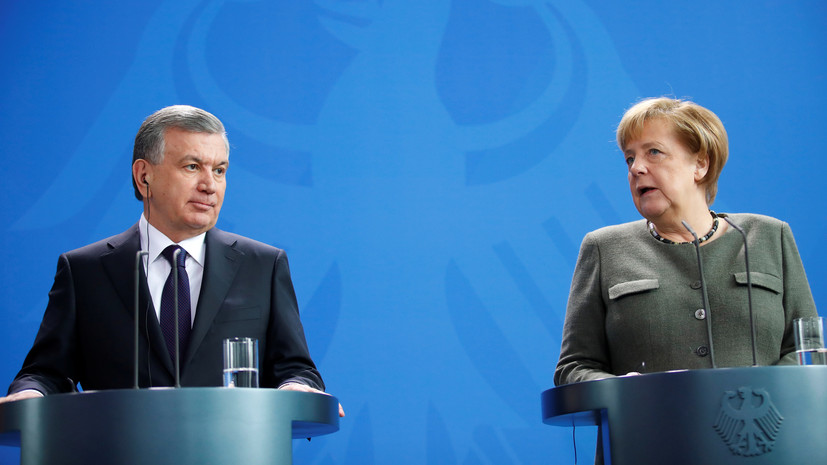 Президент Узбекистана и Меркель обсудили ситуацию в Афганистане