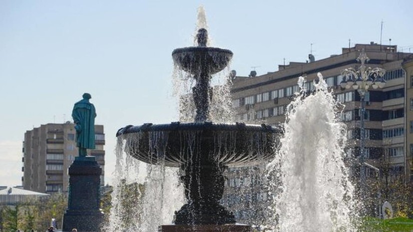 В Москве капитально отремонтируют фонтан на Пушкинской площади В Москве капитально отремонтируют фонтан на Пушкинской площади