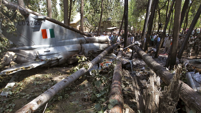 ANI: в Индии разбился истребитель МиГ-21