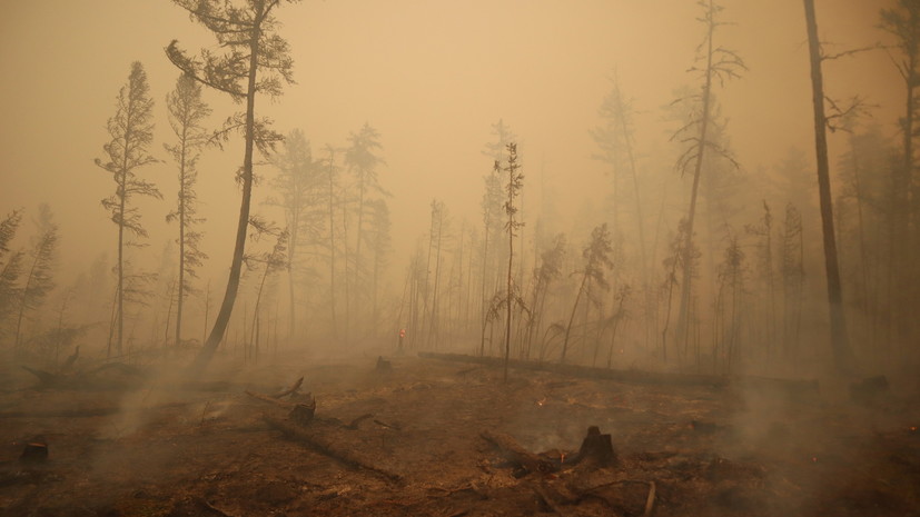 В Якутии отменили введённый из-за лесных пожаров режим ЧС