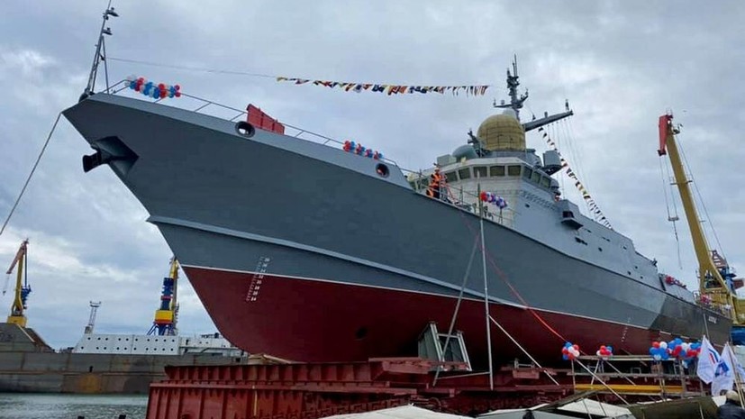 Малый ракетный корабль «Аскольд» спустили на воду в Керчи Малый ракетный корабль «Аскольд» спустили на воду в Керчи