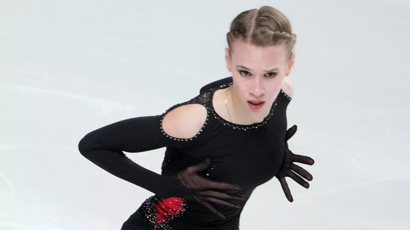 Фигуристка Хромых победила на Budapest Trophy, Щербакова — вторая