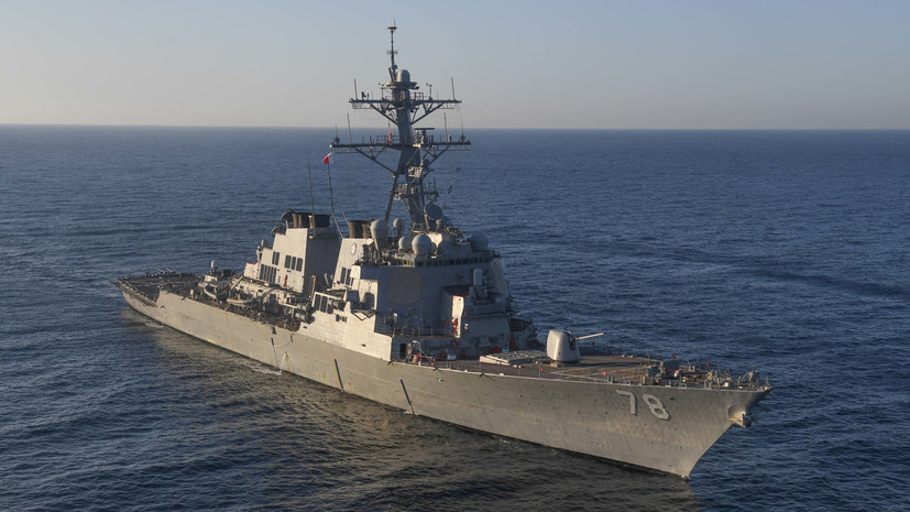 Американский ракетный эсминец USS Porter отправился в Чёрное море