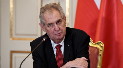 Президенту Чехии Земану стало лучше