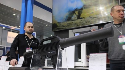 Ружьё-антидрон ЛПД-801 на выставке «Интерполитех-2021»