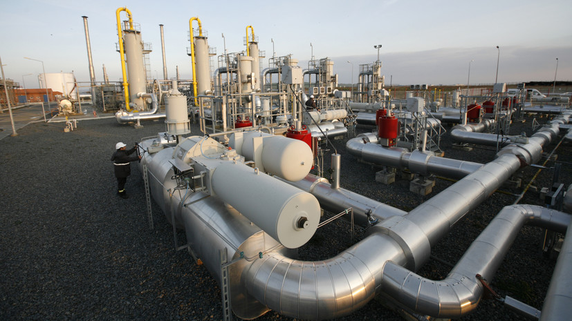 Цена газа в Европе поднялась выше $850 за тысячу кубометров