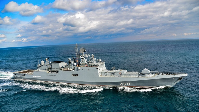 Корабли ЧФ провели учения в Чёрном море