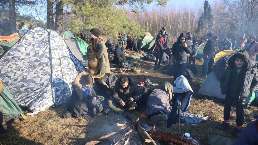 Дуда заявил, что Белоруссия не позволяет мигрантам на границе покинуть район