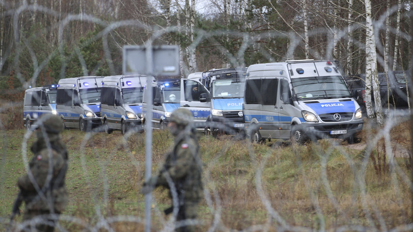 В Белоруссии заявили о провокациях со стороны Польши на месте скопления беженцев