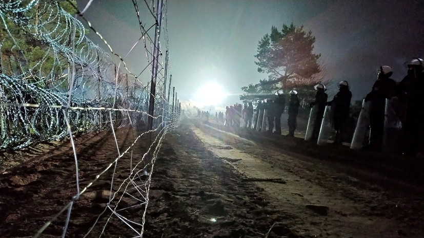 Военные Британии помогут укрепить заграждение на польско-белорусской границе