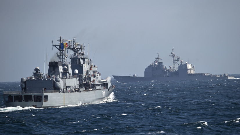 Корабли ВМС США провели совместные учения с Украиной, Турцией и Румынией