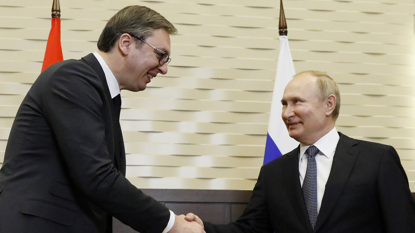 Вучич планирует обсудить с Путиным объёмы поставок российского газа