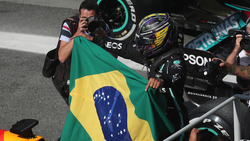 C последнего места на первое: Хэмилтон выиграл Гран-при Сан-Паулу после аннулирования результатов квалификации