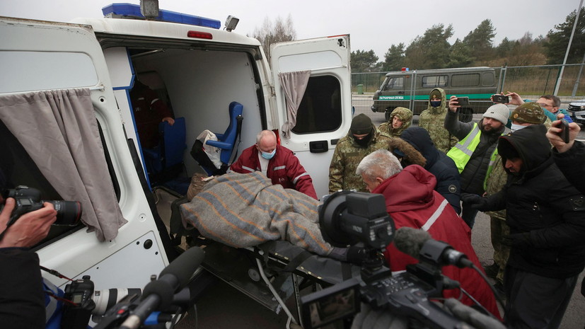 На границе Белоруссии и Польши госпитализировали двух мигрантов