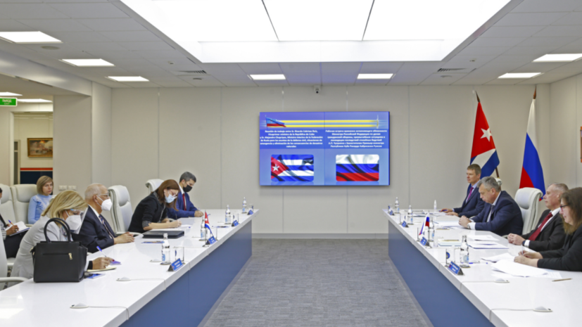 Делегация Кубы посетила МЧС России