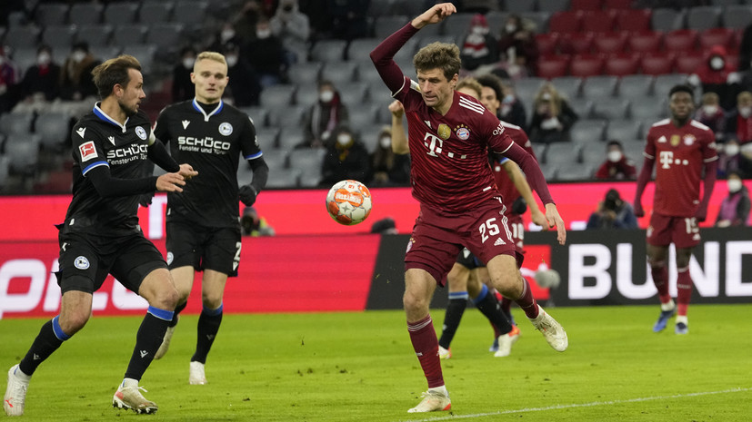 «Бавария» обыграла «Арминию» и установила рекорд по голам в Бундеслиге