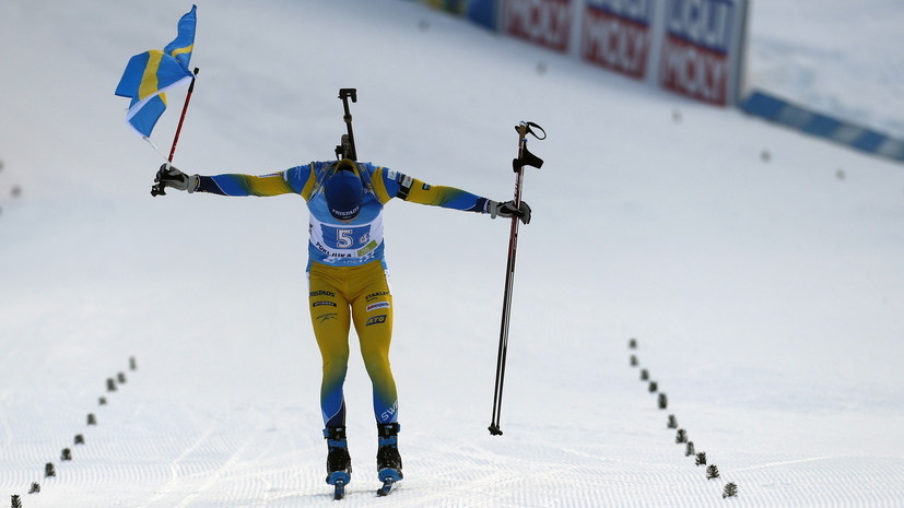 Шведский биатлонист Самуэльссон победил в спринте на первом этапе КМ, Логинов — 10-й