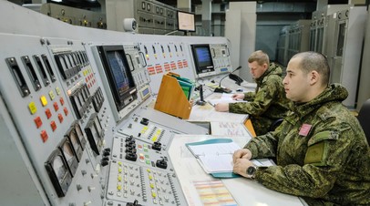 Пункт управления радиолокационной станцией ВС РФ