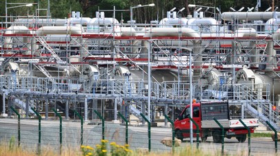 Наземный стыковочный пункт газопровода «Северный поток — 2» в Любмине