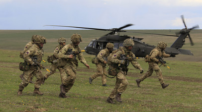 Британские военные на учениях НАТО в Румынии