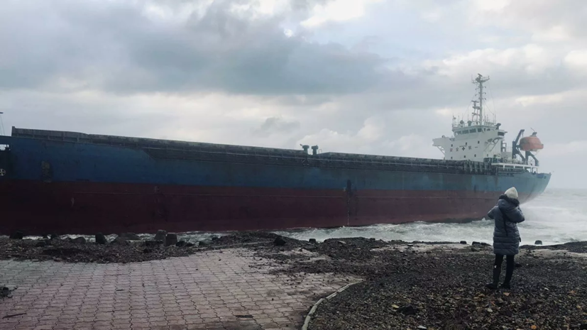 Прокуратура начала проверку из-за севшего на мель у берегов Сахалина сухогруза